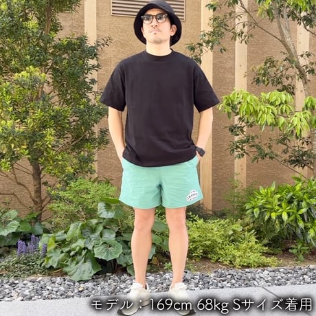 ハーフパンツ＜I'm IMANAMI Class＞ グリーン×ワッペン（ホワイト）