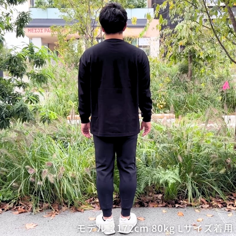 ロングスリーブTシャツ＜I'm IMANAMI Class＞ブラック×ピンクワッペン