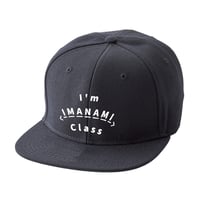 ベースボールキャップ＜I'm IMANAMI Class＞ブラック×白文字
