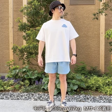 ビッグシルエットTシャツ＜I'm IMANAMI Class＞ホワイト×ワッペン（ブルー）