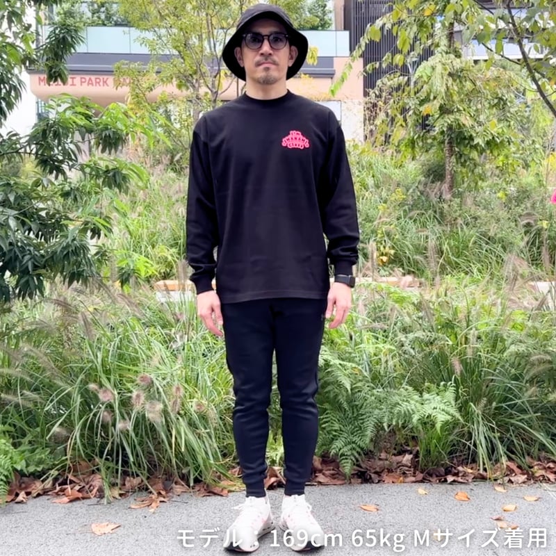 ロングスリーブTシャツ＜I'm IMANAMI Class＞ブラック×ピンクワッペン