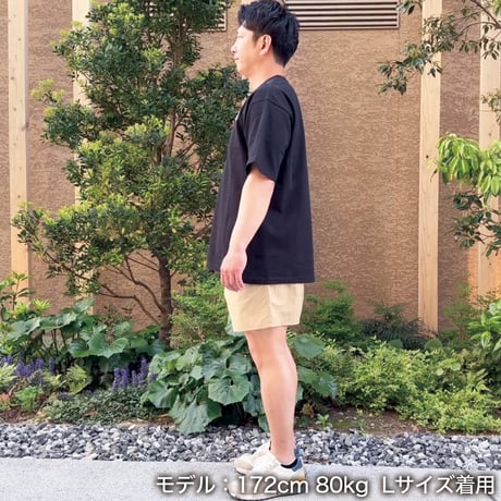 ビッグシルエットTシャツ＜I'm IMANAMI Class＞ブラック×ワッペン（イエロー）