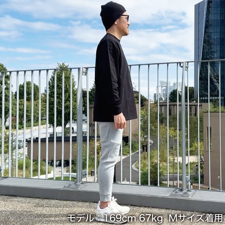 ロングスリーブTシャツ＜I'm IMANAMI Class＞ブラック×白文字 ビッグシルエット