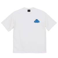 ビッグシルエットTシャツ＜I'm IMANAMI Class＞ホワイト×ワッペン（ブルー）