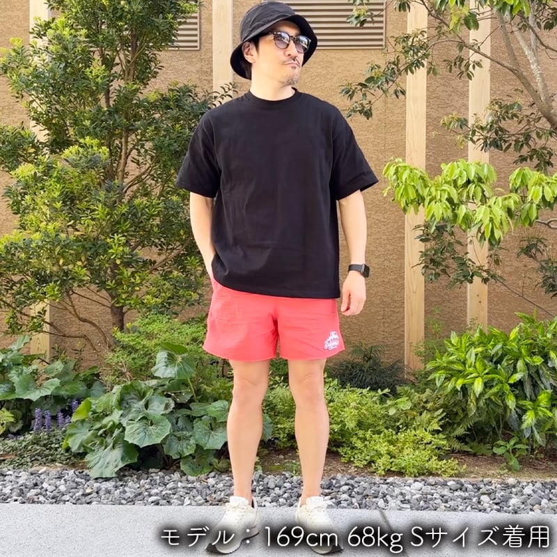 ハーフパンツ＜I'm IMANAMI Class＞ コーラル×ワッペン（レッド