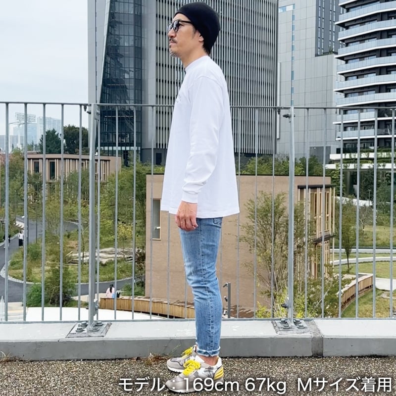 ロングスリーブTシャツ＜I'm IMANAMI Class＞ホワイト×黒文字 ビッグ