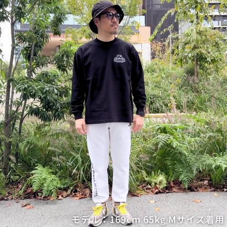 ロングスリーブTシャツ＜I'm IMANAMI Class＞ブラック×ブラックワッペン ビッグシルエット