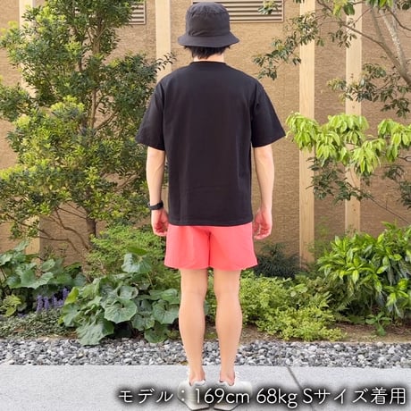 ハーフパンツ＜I'm IMANAMI Class＞ コーラル×ワッペン（レッド）