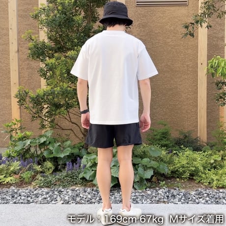 ビッグシルエットTシャツ＜I'm IMANAMI Class＞ホワイト×ワッペン（ブラック）