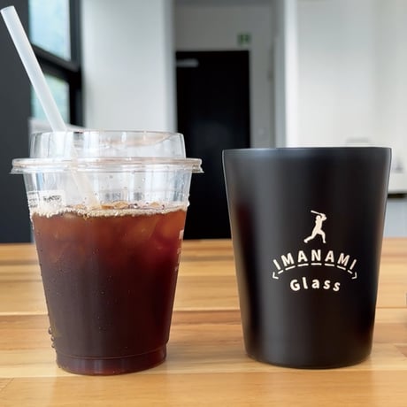 ステンレスサーモタンブラー360ml＜IMANAMI Glass＞マットブラック×ゴールド