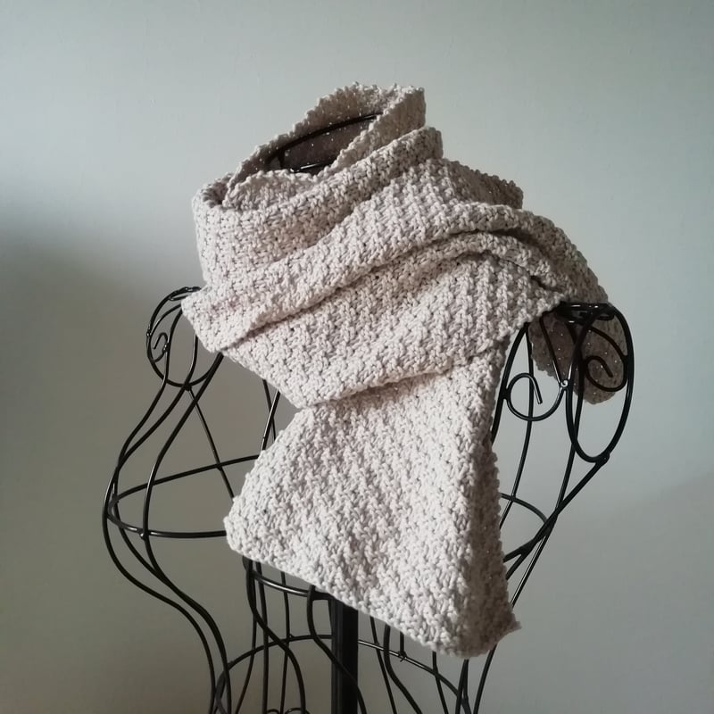 undercover マフラー ストール グレージュストライプ undercover マフラー ストール グレージュストライプ ビッグリブ