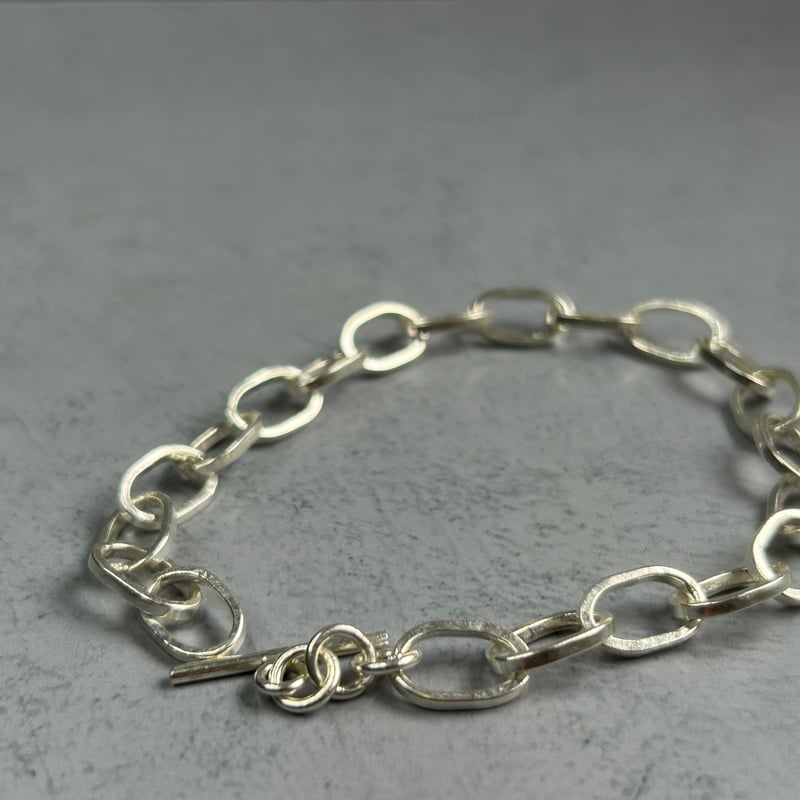 【新品】カレンシルバー　ブレスレット　22g 19cm ユニセックス　男女兼用 カレンシルバーブレスレット 22センチ | ナラノネコ