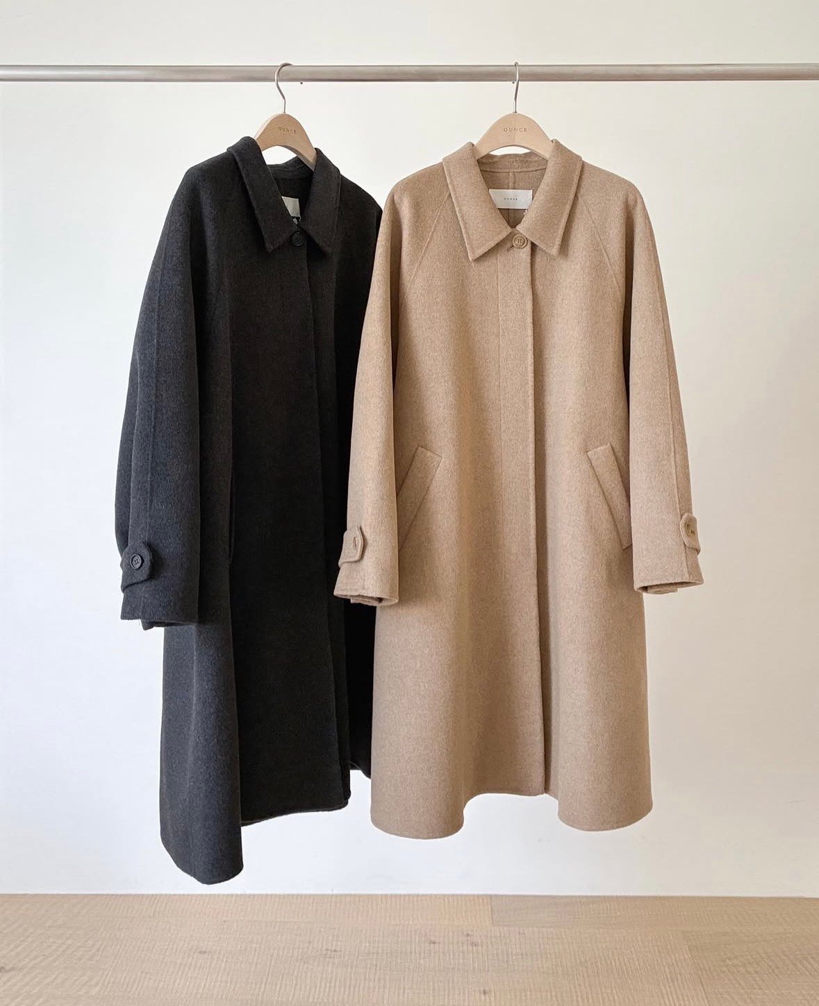 ounce/Flare cashmere handmade coat | be taste