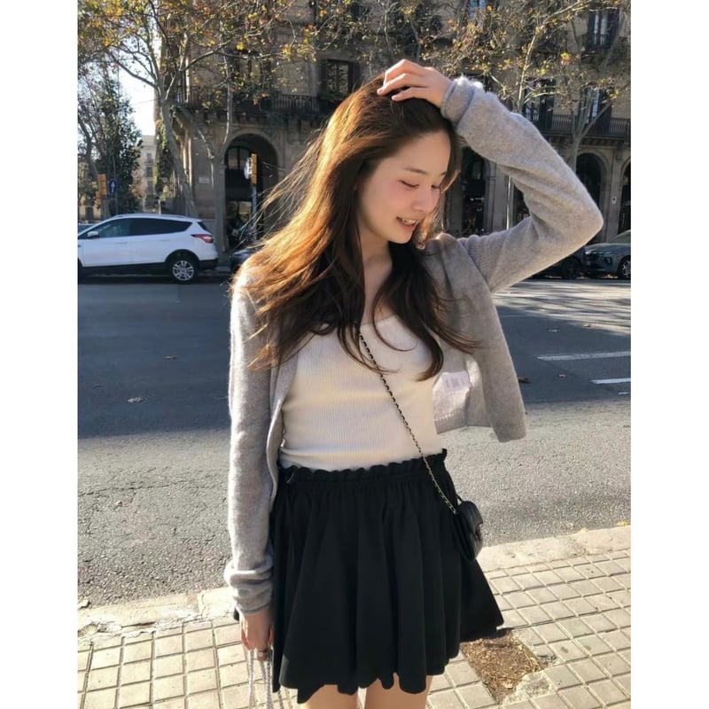 ounce/pico banding mini skirt（即納） | be taste
