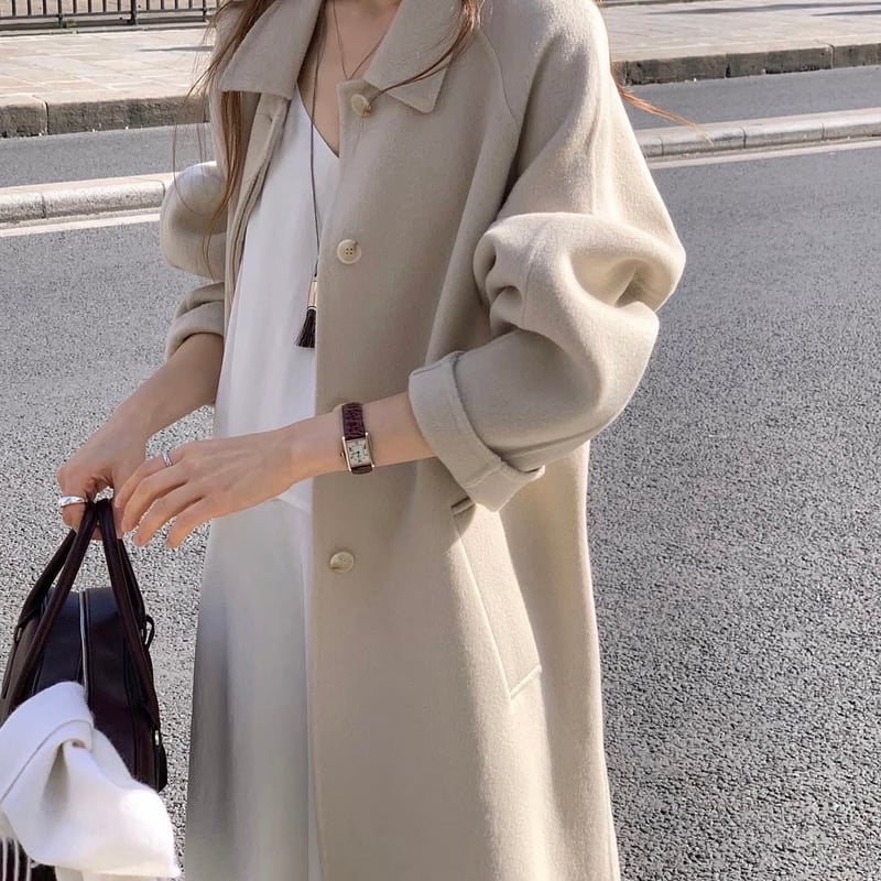 ounce/From cashmere handmade coat | be taste
