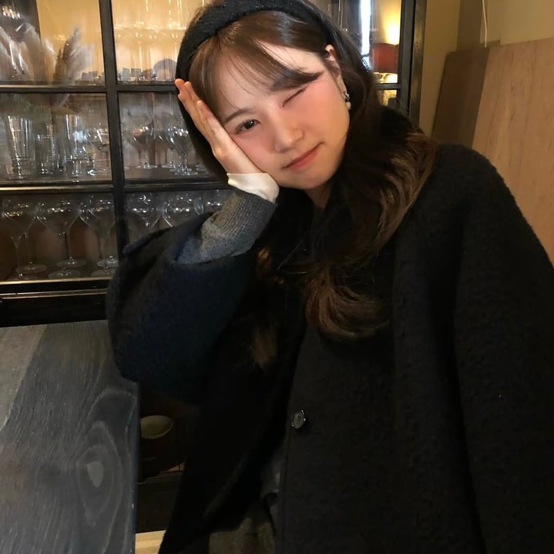 ounce / babyalpaca carol half coat(即納) | be taste