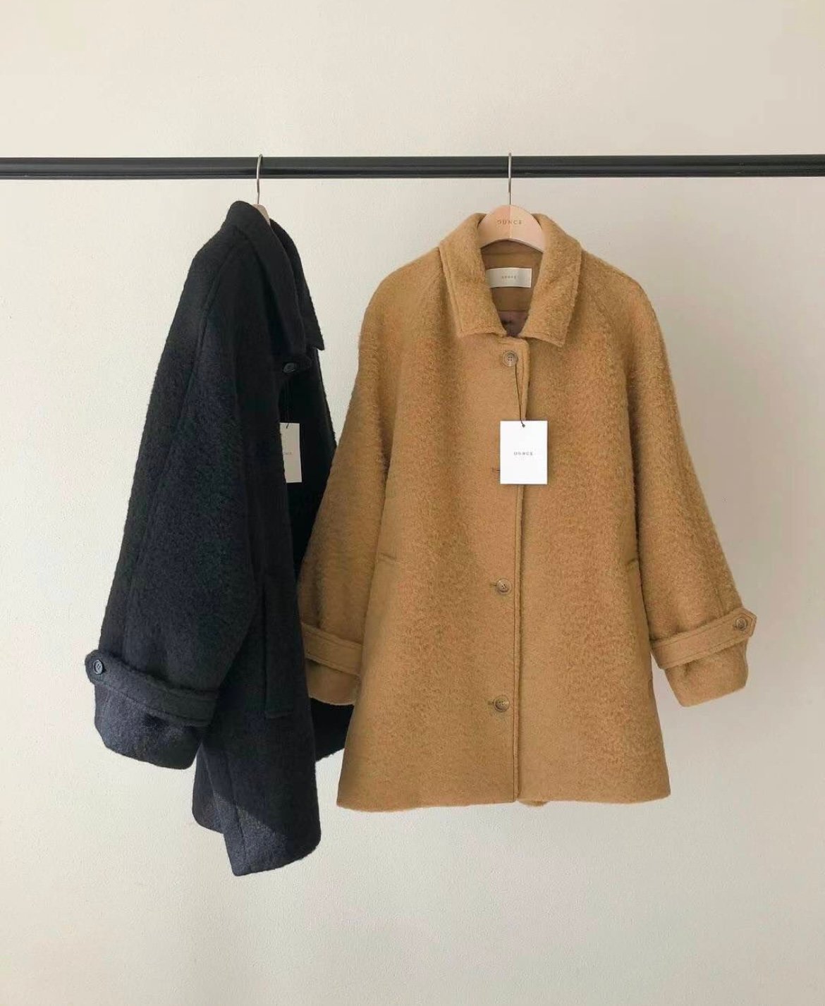 【新品未使用タグ付き】 OUNCE baby alpaca carol coat ounce / babyalpaca carol half coat(即納) | be taste