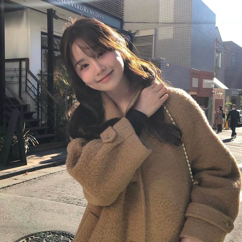 【新品未使用タグ付き】 OUNCE baby alpaca carol coat ounce / babyalpaca carol half coat(即納) | be taste