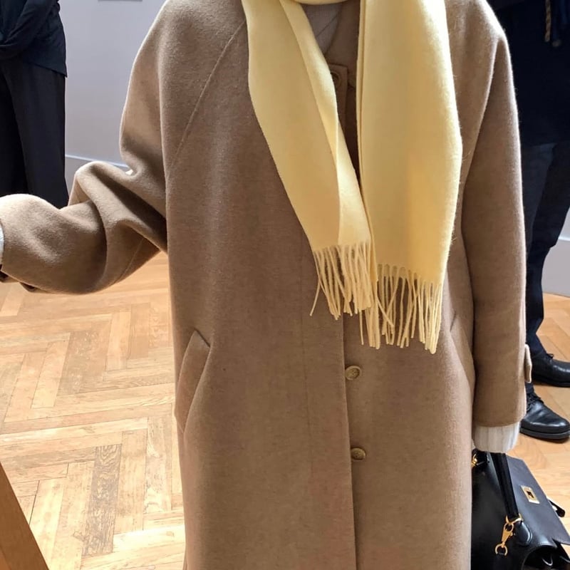 ounce/Flare cashmere handmade coat | be taste