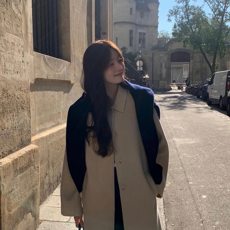 ounce/From cashmere handmade coat | be taste
