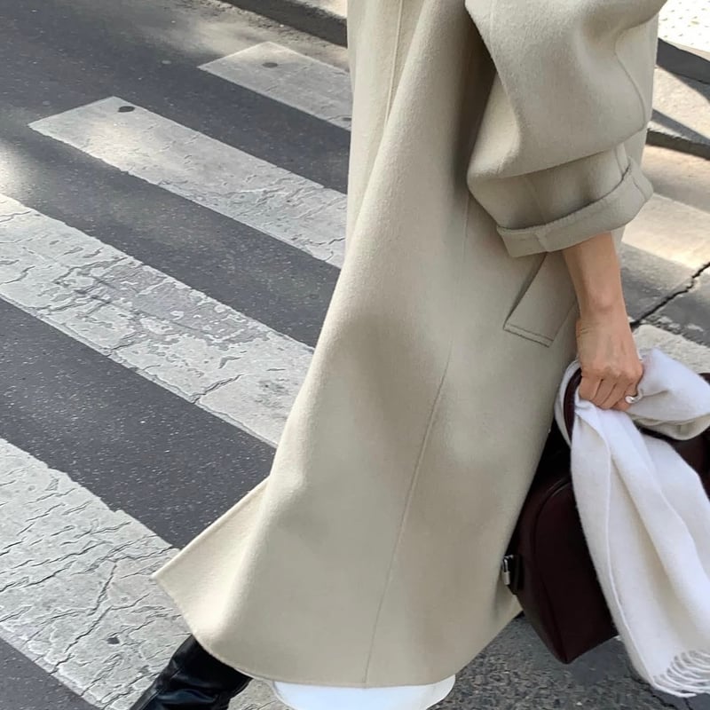 ounce/From cashmere handmade coat | be taste