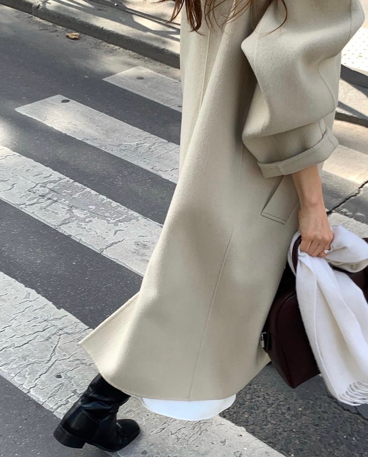 ounce/From cashmere handmade coat | be taste