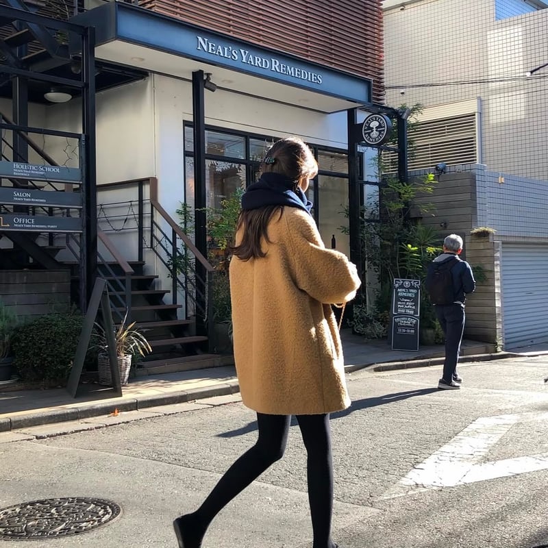 【新品未使用タグ付き】 OUNCE baby alpaca carol coat ounce / babyalpaca carol half coat(即納) | be taste