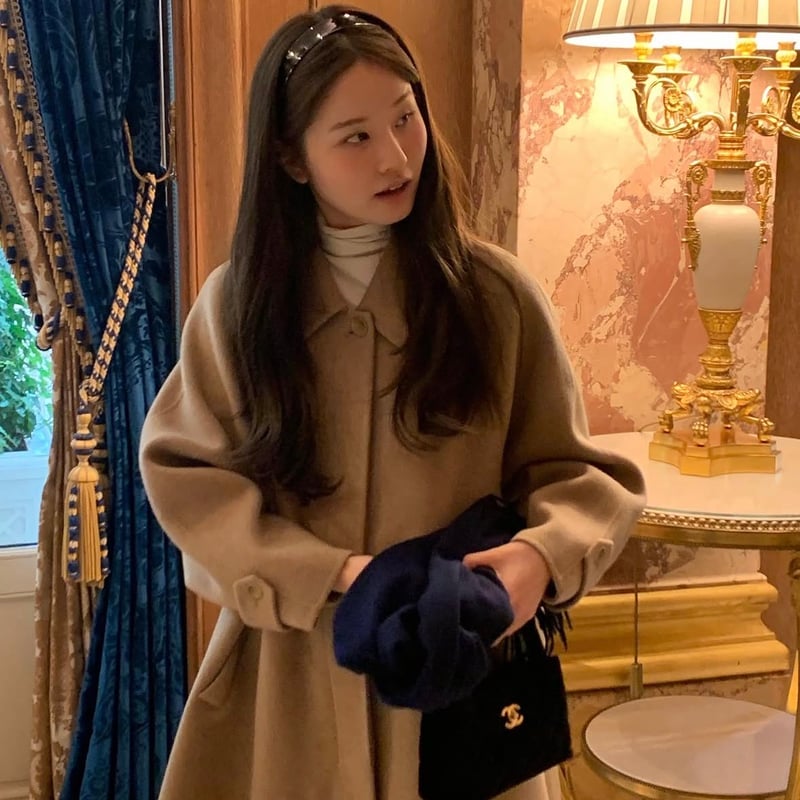 ounce/Flare cashmere handmade coat | be taste