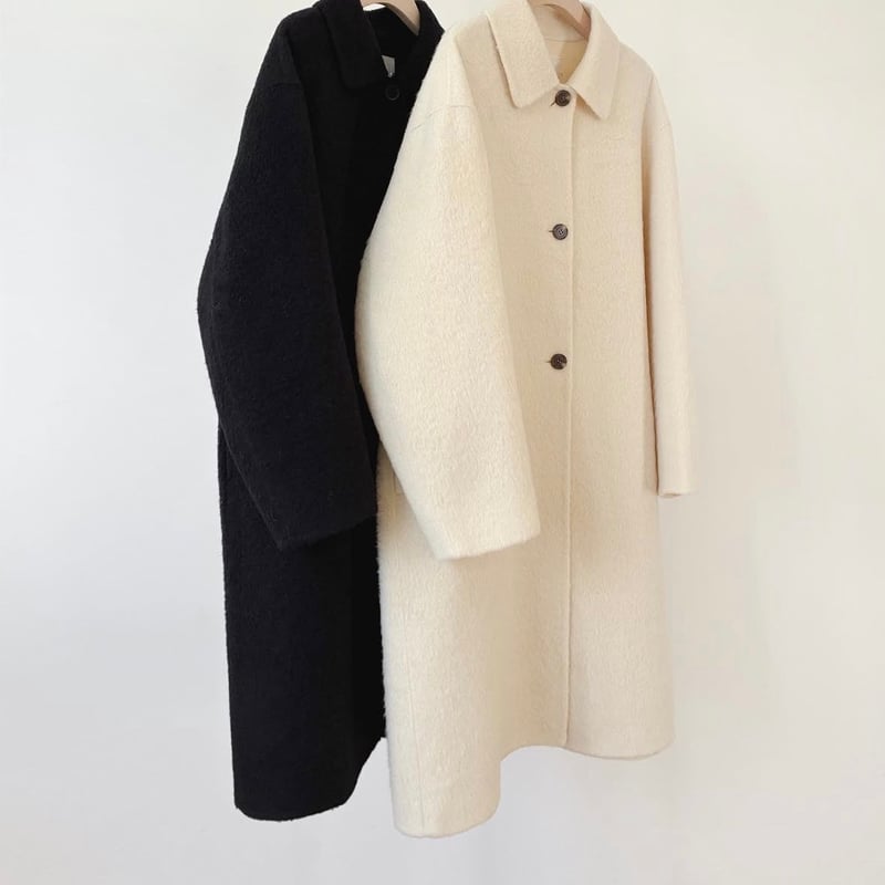 ounce lily alpaca half coat コート　韓国　美品 ounce/sophie alpaca handmade coat | be taste