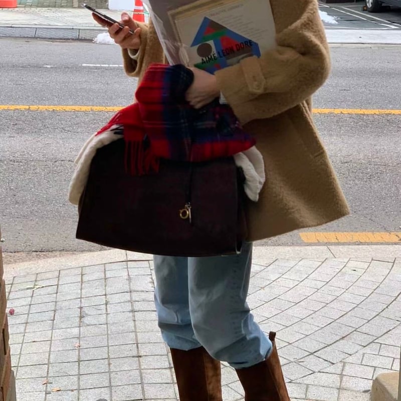 ounce / babyalpaca carol half coat(即納) | be taste