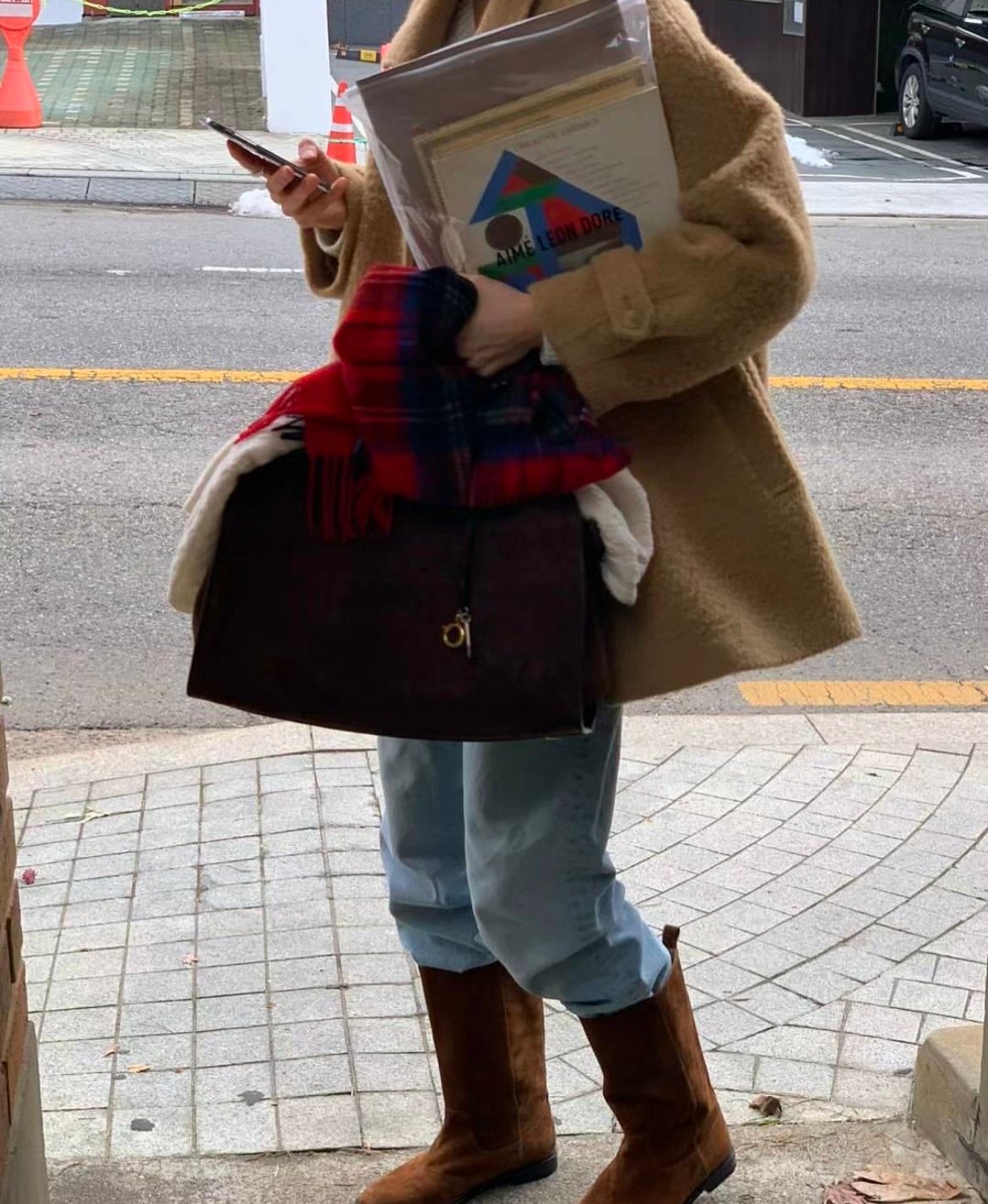 ounce / babyalpaca carol half coat(即納) | be taste