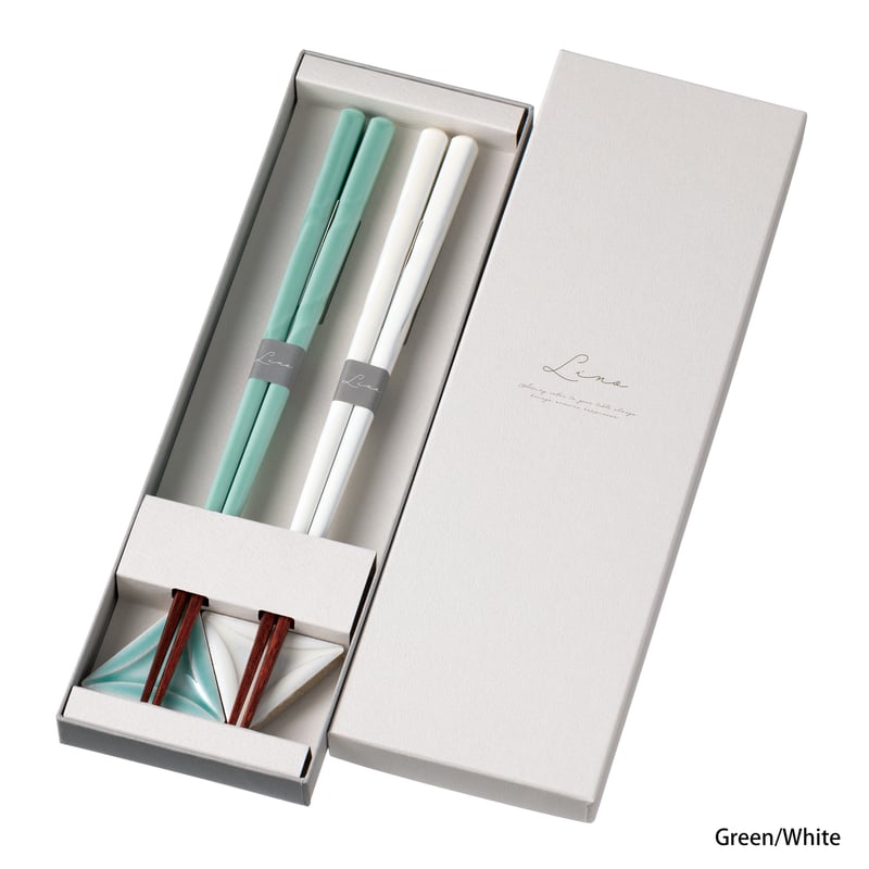 Lino 2P Gift box｜リノ｜ギフト｜ラッピング対象｜箸置｜食洗対応箸