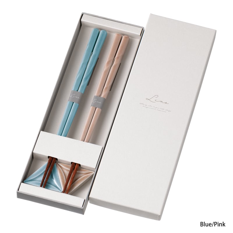 Lino 2P Gift box｜リノ｜ギフト｜ラッピング対象｜箸置｜食洗対応箸