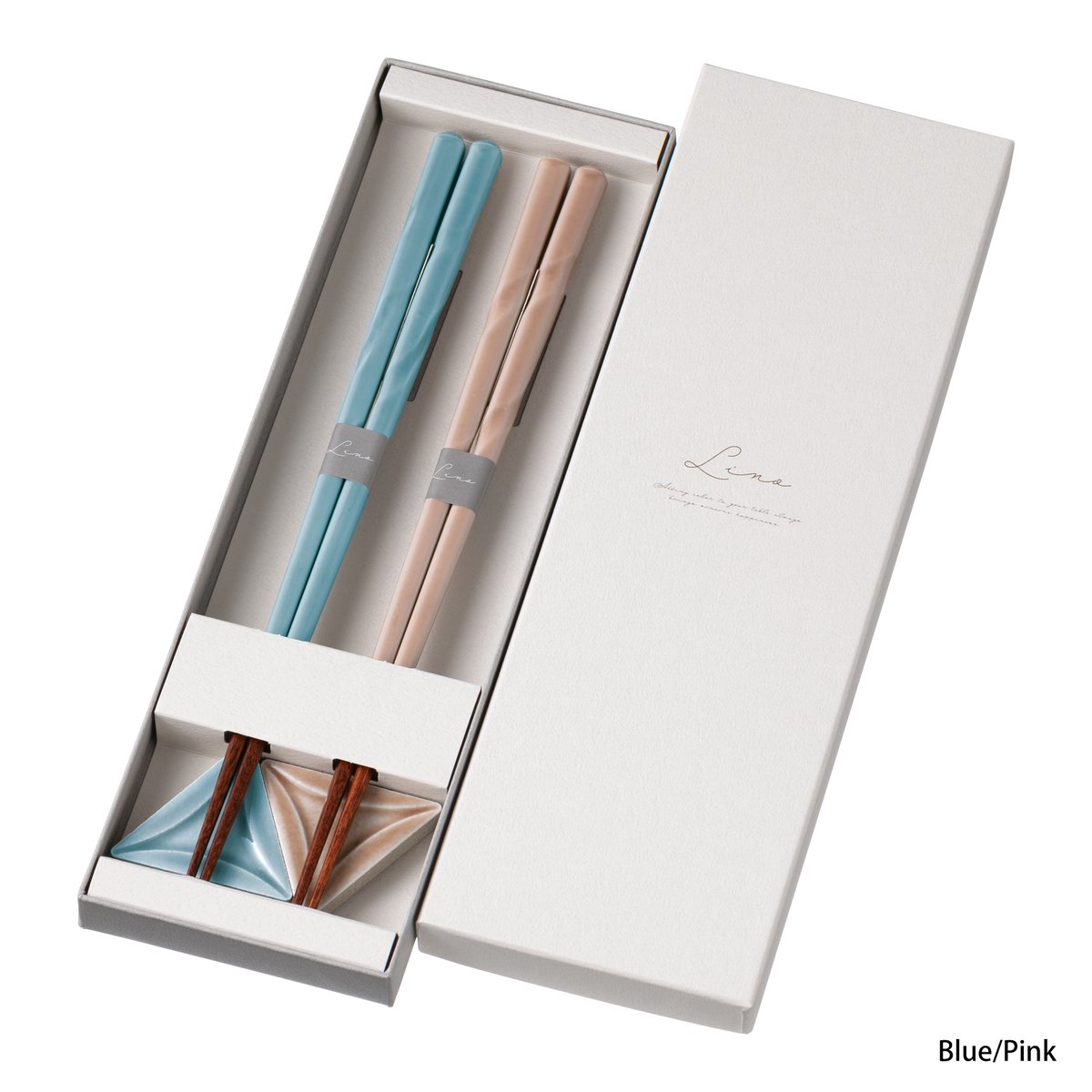 Lino 2P Gift box｜リノ｜ギフト｜ラッピング対象｜箸置｜食洗対応箸