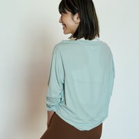 ドライライトヨガウェア／7分袖（ライムグリーン）