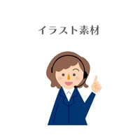 イラスト素材(ベクター付き)｜人物／オペレーター　（3set/JPEG＋PNG+EPS）