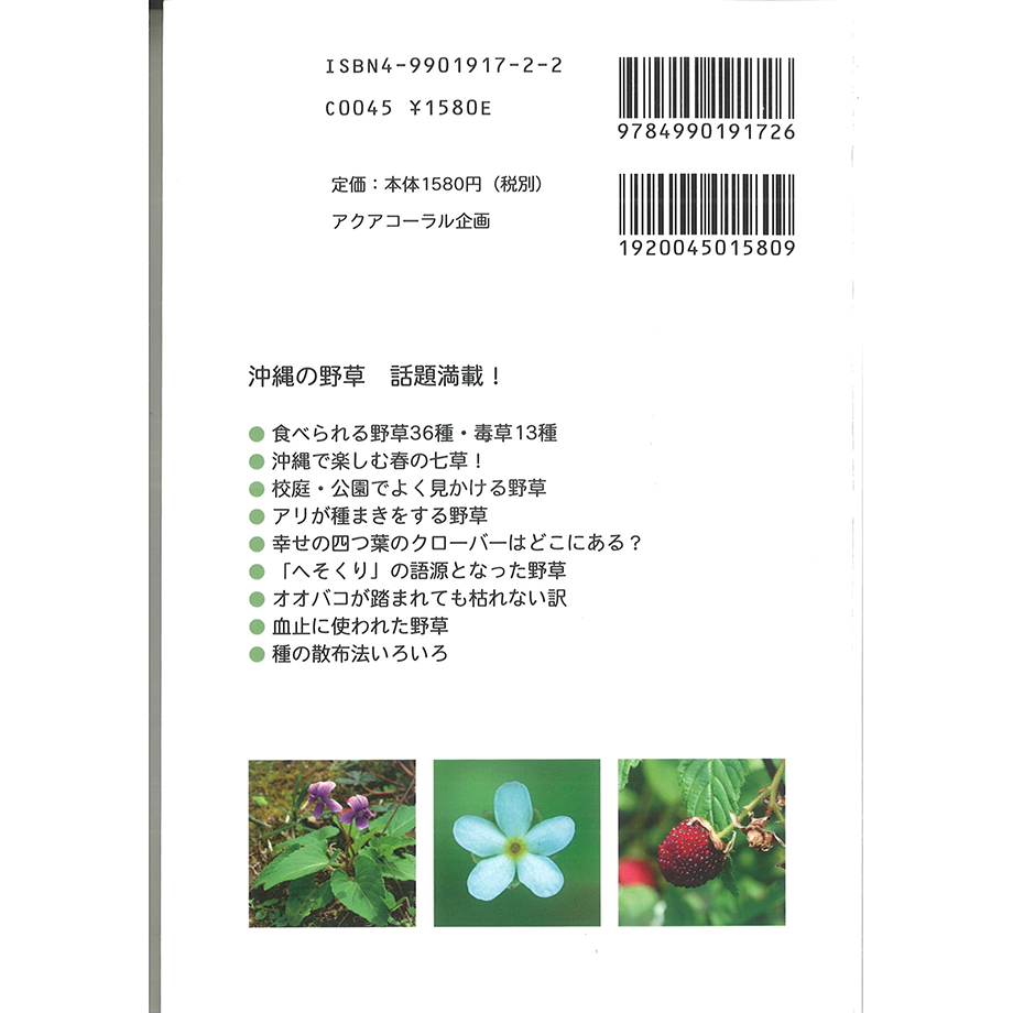 沖縄の自然を楽しむ野草の本 | 琉球新報STORE