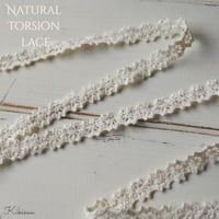 Torchon lace1cmコットンレース リボン トーションレース