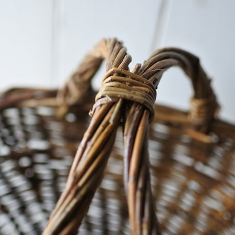 Antique Style Willow Panier アンティーク風 柳のウィローパニエ（舟形バスケット）