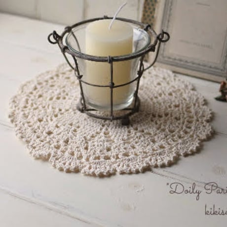 Doily Paris Daisy25 パリスデイジードイリー ナチュラル