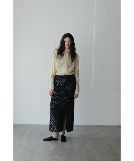 [25par-17]Gilles Slit Skirt