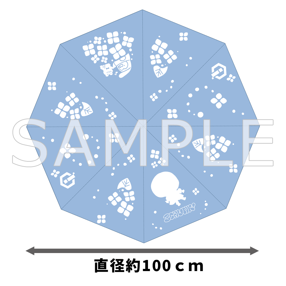 さくさくさん　専用 さんちゃんく！あめさんぽ 折りたたみ傘 ルザク | さんちゃんく