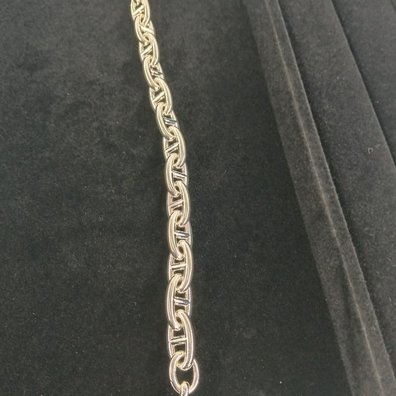 エルメス　シェーヌダンクル　GM 1コマ エルメス シェーヌダンクルGM ブレスレット 925 64.1g シルバー