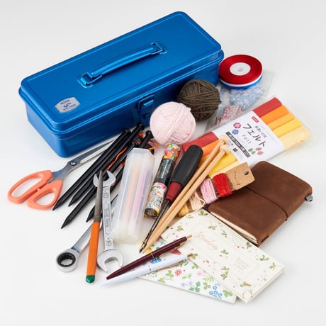 東洋スチール　トランク型工具箱 T-360 B（ブルー）