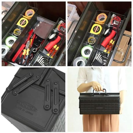 東洋スチール　2段式工具箱 ST-350 R (レッド)