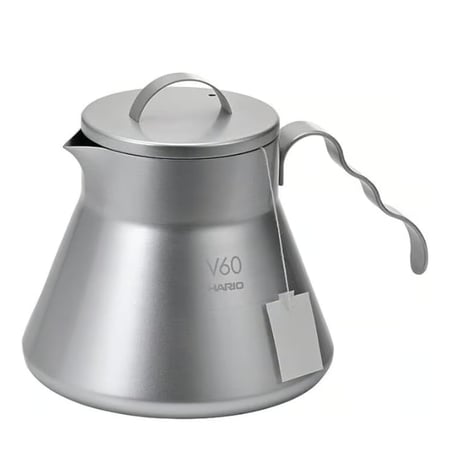HARIO (ハリオ) V60メタルコーヒーサーバー 500ml シルバー
