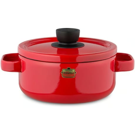 富士ホーロー Fuji Horo キャセロール ソリッド 20cm レッド SD-20W R