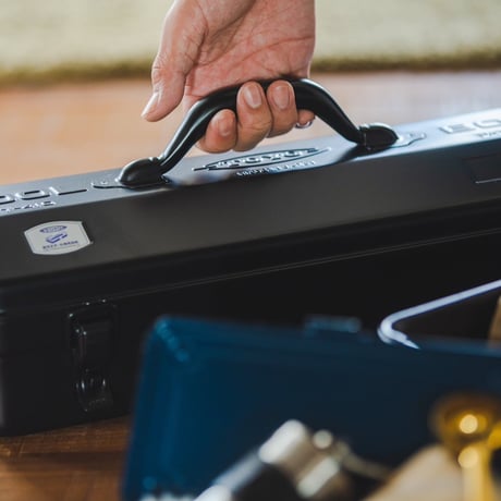 東洋スチール　山型工具箱 Y-410 BK (ブラック)