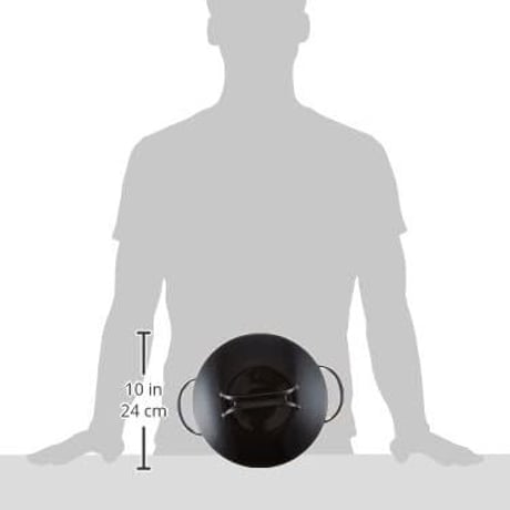 野田琺瑯 Nodahoro キャセロール 20cm ホーロー ガス火/IH対応 両手鍋 日本製 NOMAKU ブラック