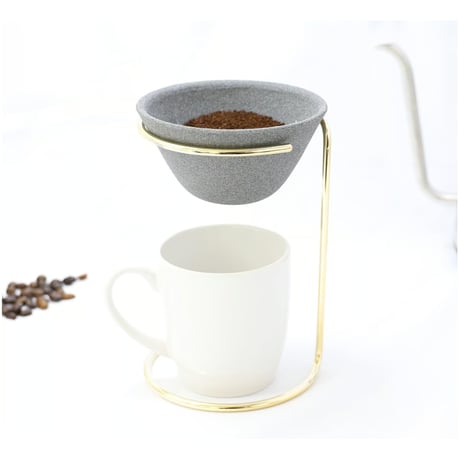アドバンスドア Ceraful(セラフル) コーヒーフィルター兼ドリッパー スタンドセット 約1~3杯